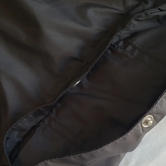 Lauren James Black Windbreaker Jacket with Leopard Print - Picture 8 of 11